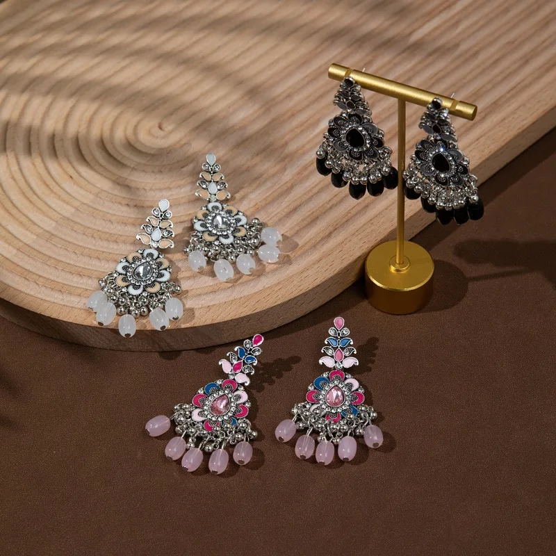 Винтажные Ювелирные изделия Jhumka новые богемные серьги с кисточками женские