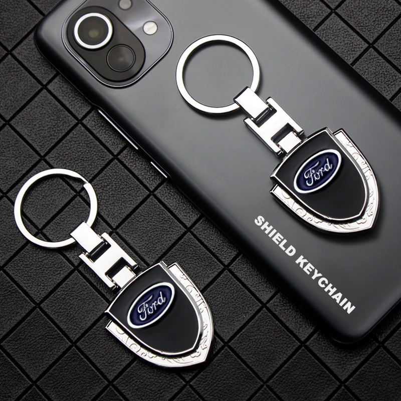 

Metal Keyring Car Logo Keychain Exquisite Gift Ornaments For Ford Focus MK2 MK3 MK5 MK7 Ranger Fiesta Car Styling Accessories