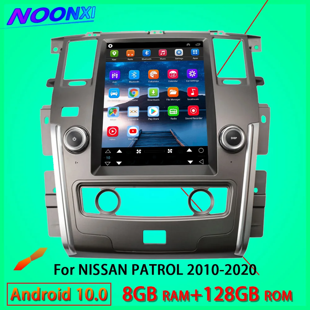 

Автомобильный радиоприемник для NISSAN PATROL2010 2011 2012 2013 2014 2016 2017 2018 2019 2020 стерео Bluetooth мультимедийный плеер GPS Carplay