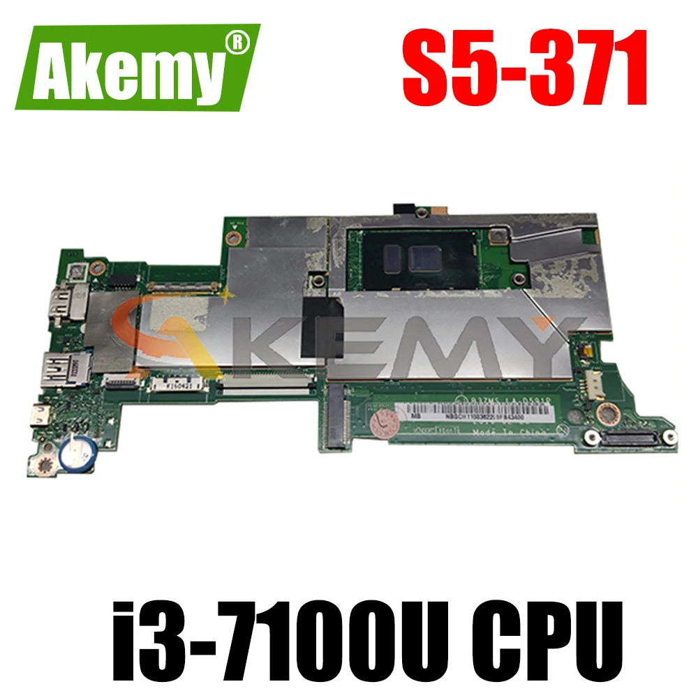

For ACER Aspire S5-371 i3-7100U Notebook Mainboard LA-D591P SR2ZW Laptop Motherboard