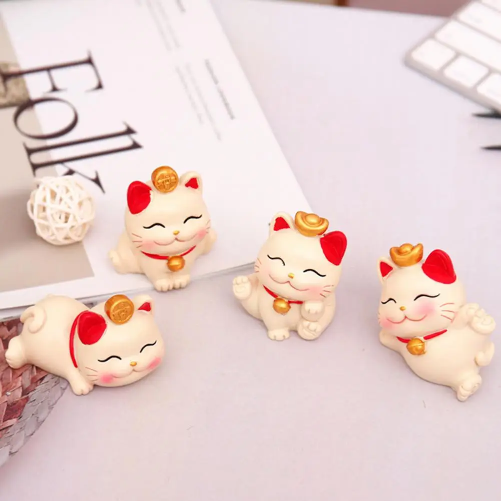 

Lucky Cat Statue Creative Festive Touch Traditional Desktop Decoration Lucky Cat Sculpture Lucky Cat Figure