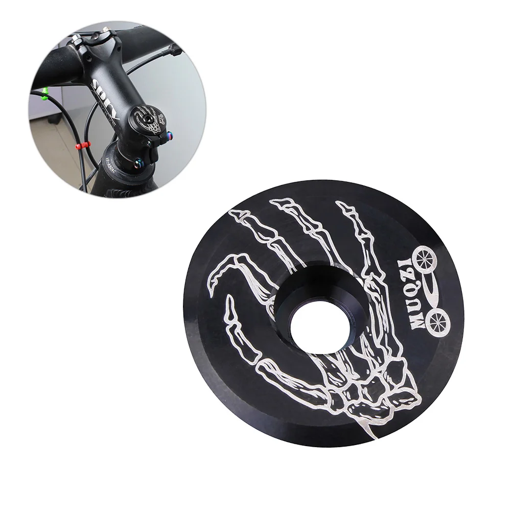 

Bike Headset Cap Pirate Pattern Aluminum Alloy Stem Cap Screw for Mcountain Highway Biycle