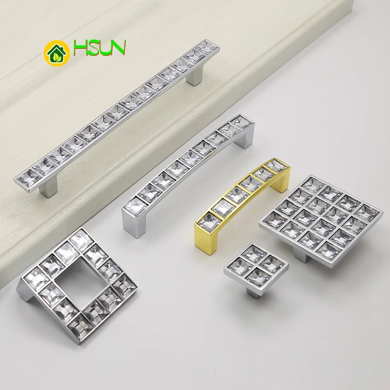 2 шт. прозрачная ручка U-образный современный простой выдвижной ящик шкаф для