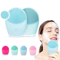 electric facial cleanser silicone cleansing brush face pore deep blackhead washing makeup remover foaming brush sonic massager