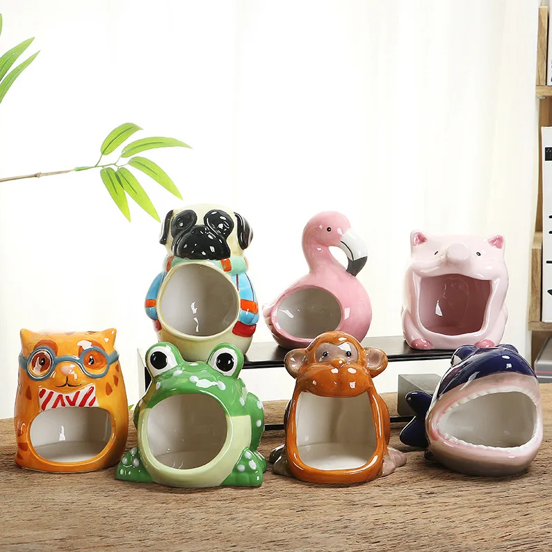 

Cute Hamster House Ceramic Small Pet House Guinea Pig Hamster House Pet Bed Small Animal Nest For Rodent Chinchilla
