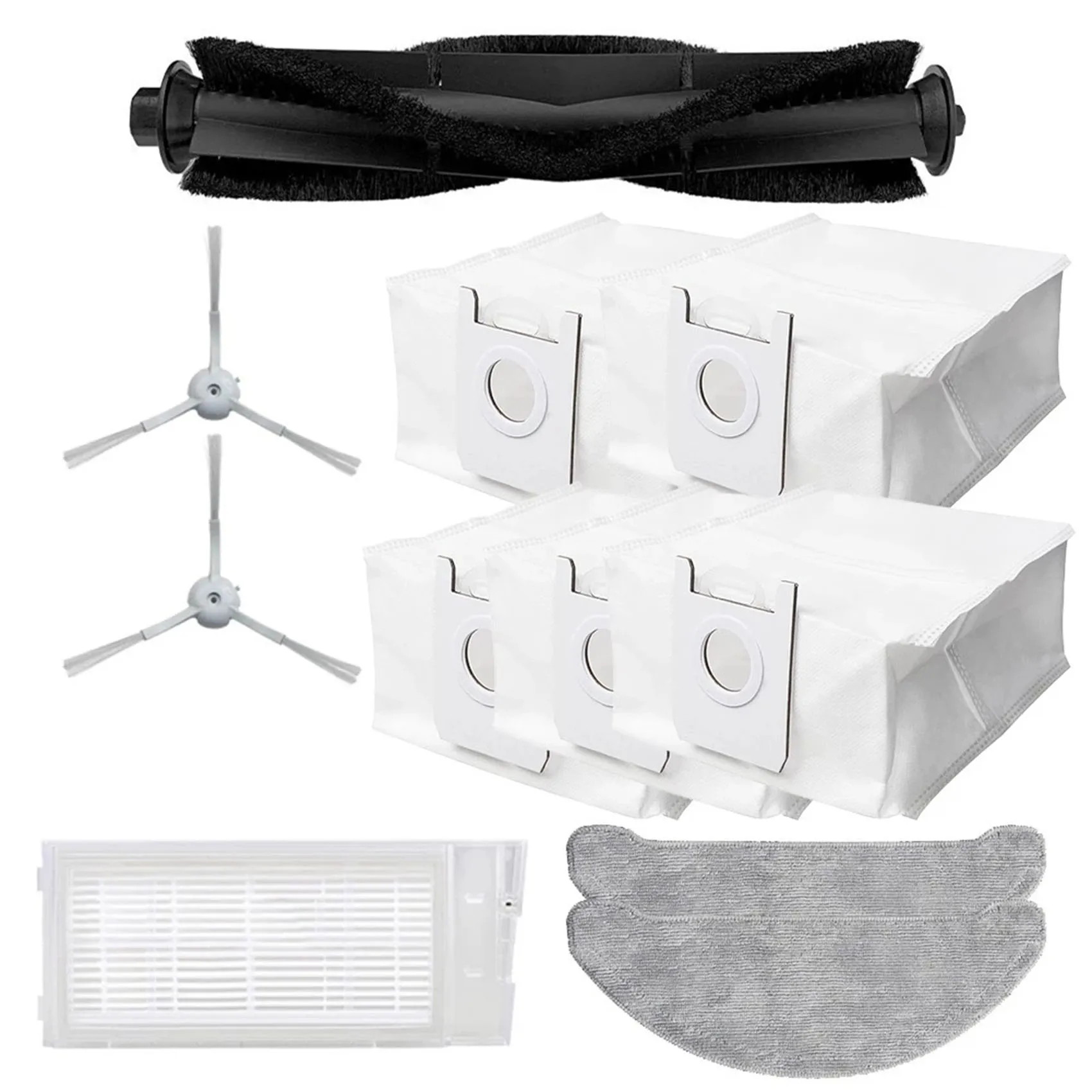 Hepa фильтр боковые щетки швабра тканевые мешки для пыли Xclea H30 Plus робот-пылесос