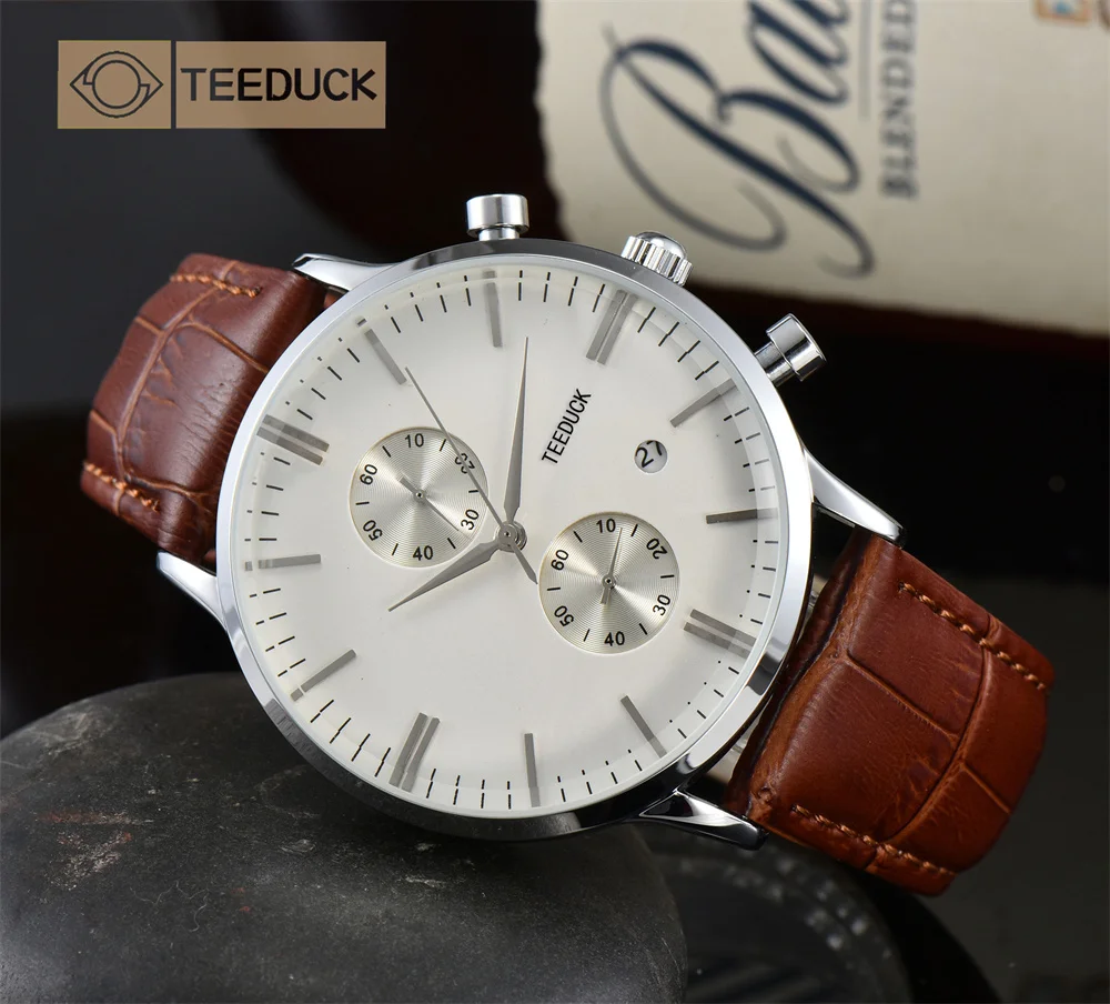 

Мужские Кварцевые водонепроницаемые часы с хронографом, 40 мм