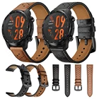 Ремешок кожаный Easyfit для TicWatch Pro 3 Ultra GPS GTXS2E2E3GTH, коричневыйчерный браслет для умных часов, аксессуары для наручных часов