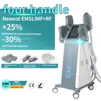 2022 latest update emszero hi emslim f rf nova 13 tesla hi emt machine with 4 rf handles and pelvic stimulation pad optional