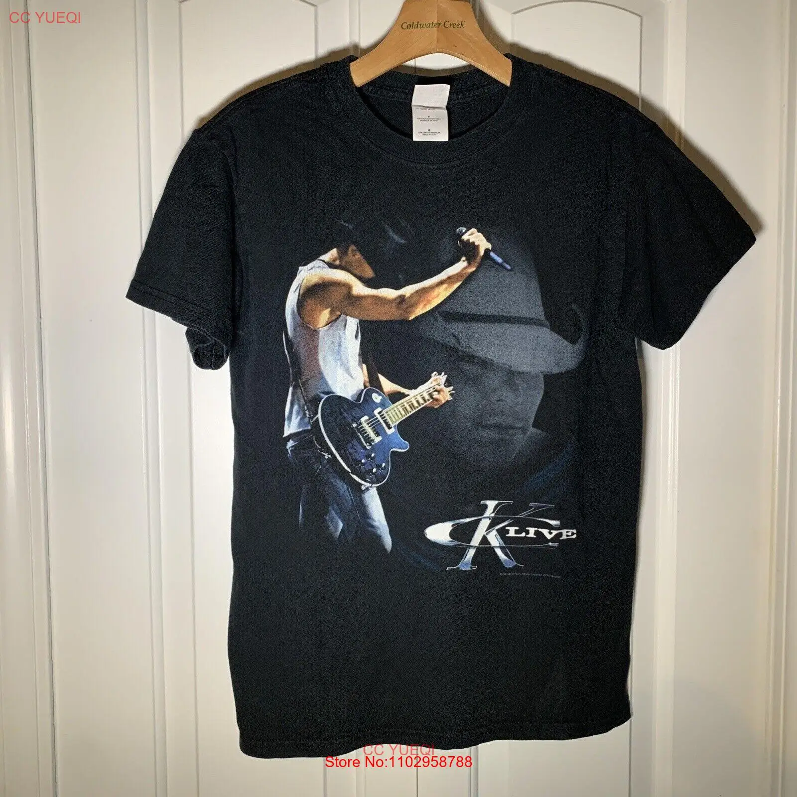 Kenney Chesney Live 2008 Hillbilly рок звезда графическая рубашка Sz S