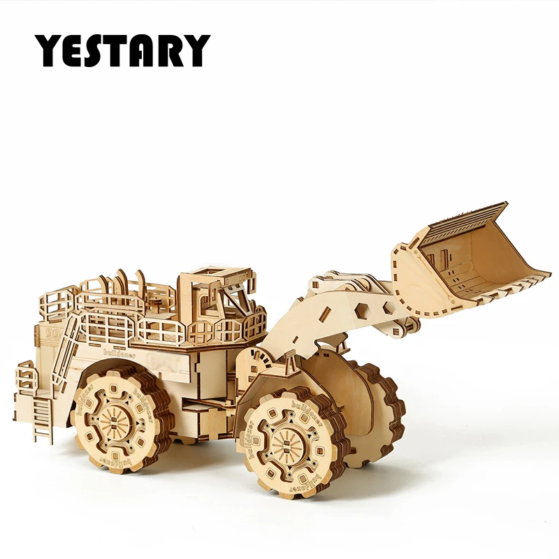 

Деревянный 3D-пазл YESTARY, модель «сделай сам» вилочного погрузчика, 3D головоломки, строительные игрушки для детей, рождественские подарки, строительные игрушки