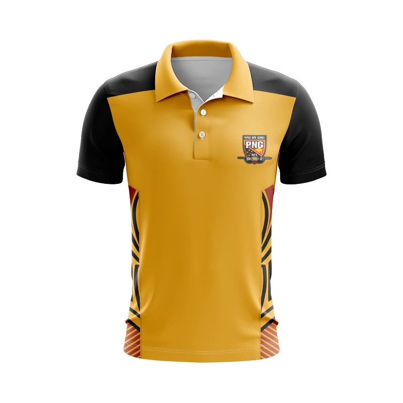 Оливковая рубашка ПОЛО Папуа Новой Гвинеи 2021.