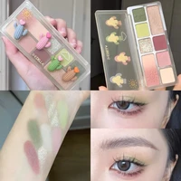 cactus eye shadow plate matte fine flash low saturation pink green pure style new palette make up eyeshadow trucchi cosmetici