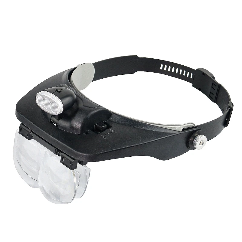 

for Head Mount Magnifier with LED Light Head-Mounted Magnifying Glass with Lens Drop Shipping