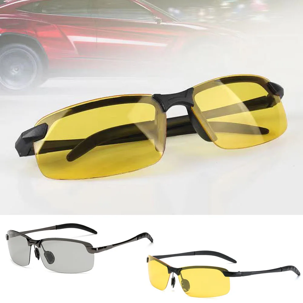 

Солнцезащитные очки с защитой от УФ-лучей для мужчин, модные Поляризационные солнечные аксессуары для вождения днём и ночью, для улицы, для ...