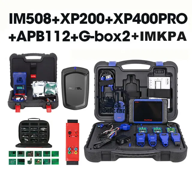 Диагностический инструмент Autel MaxiIM IM508 XP400 PRO IM508PRO для программирования ключей, OBD2 Автомобильный сканер, 2023
