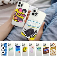 soda chocolate fruit drink strawberry milk cookies phone case for iphone 11 12 13 mini pro xs max 8 7 6 6s plus x 5s se 2020 xr