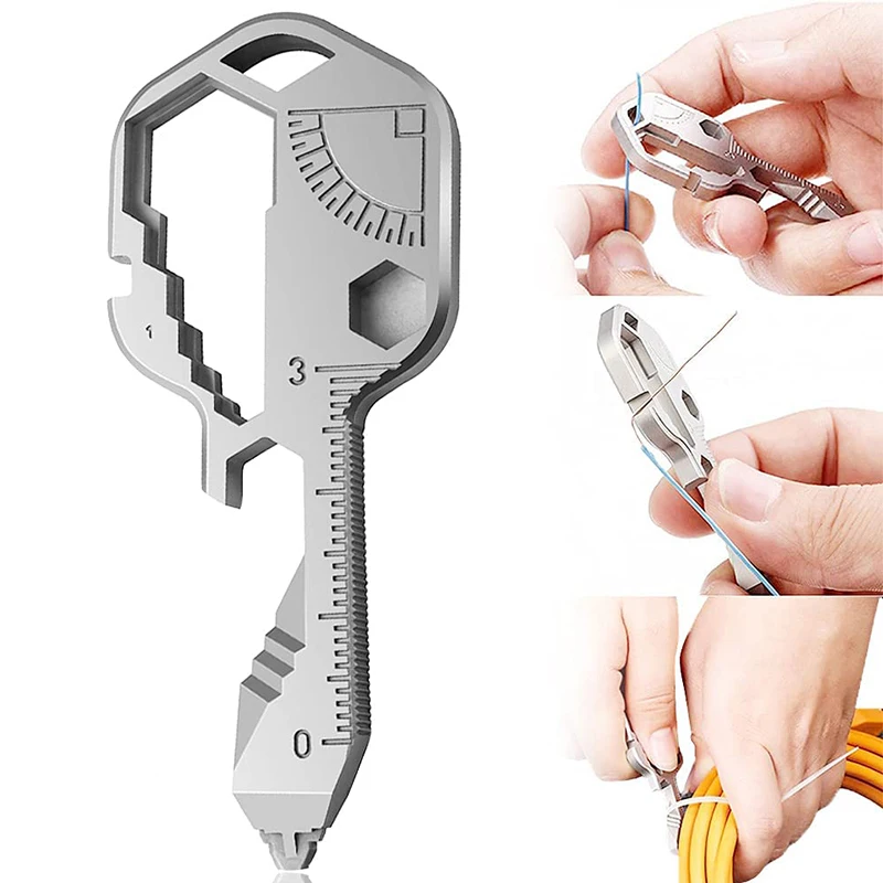 Multitool Schlüssel Universal Schlüssel Getriebe Clips Messung Einstellbar Tragbare Hause Hand Werkzeug Schlüssel Ring Wrench Set