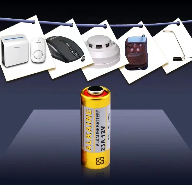 2 шт. 23A 12 В сухая щелочная батарея 23AE 21/23 A23 23GA MN21 для дверного звонка Автомобильная