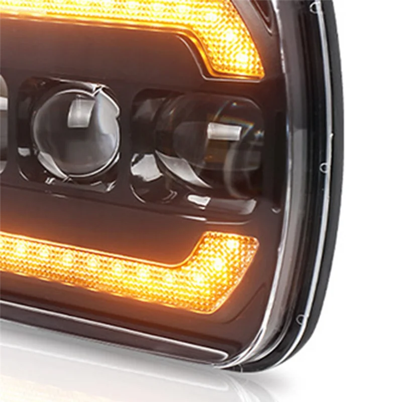 Передняя фара для мотоцикла Wrangler Cherokee диагональ 7 дюймов квадратная дальнего и