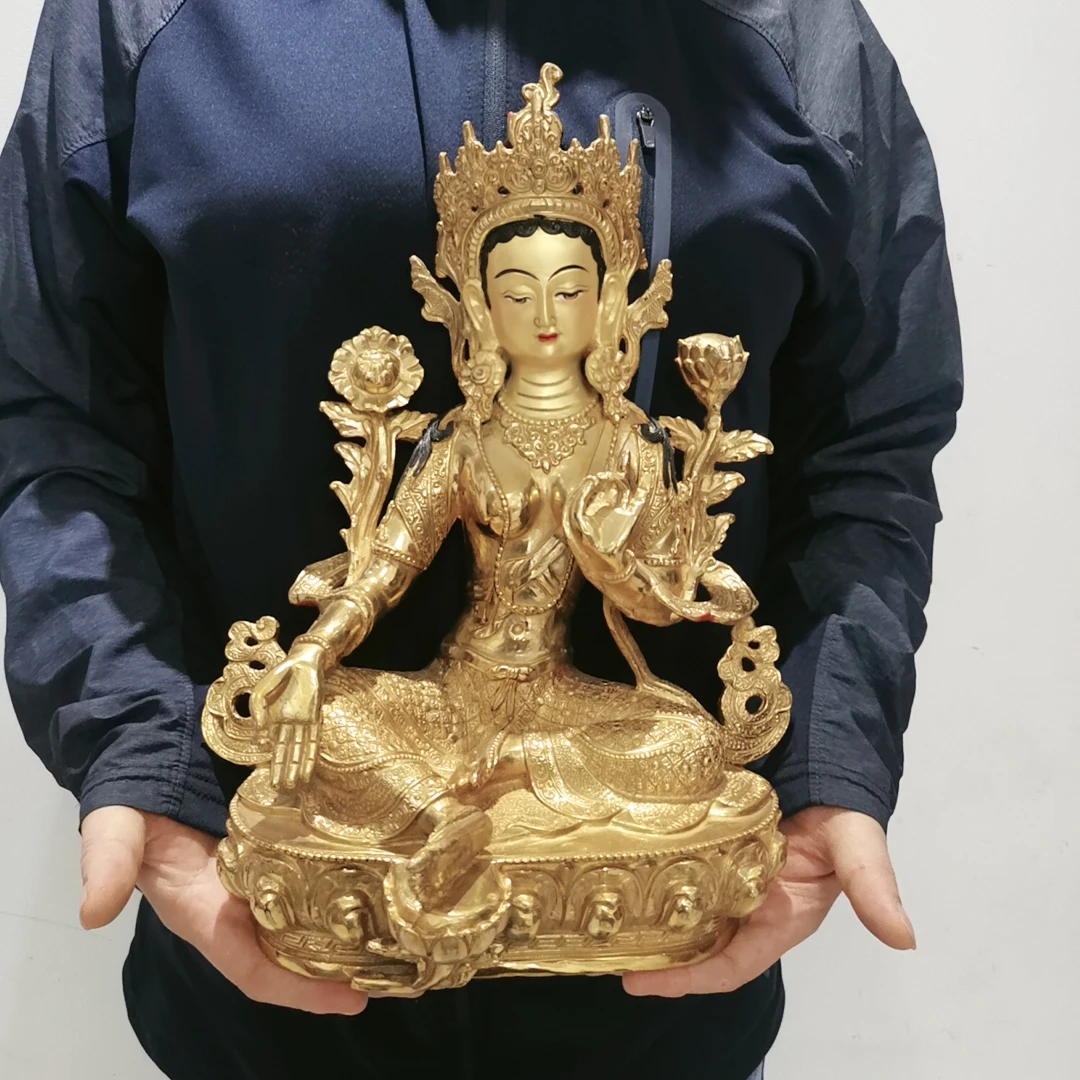 

Хорошая оптовая продажа статуэтка Будды медная позолоченная медицина татагата RU LAI Будда статуя семья защита здоровья долговечность