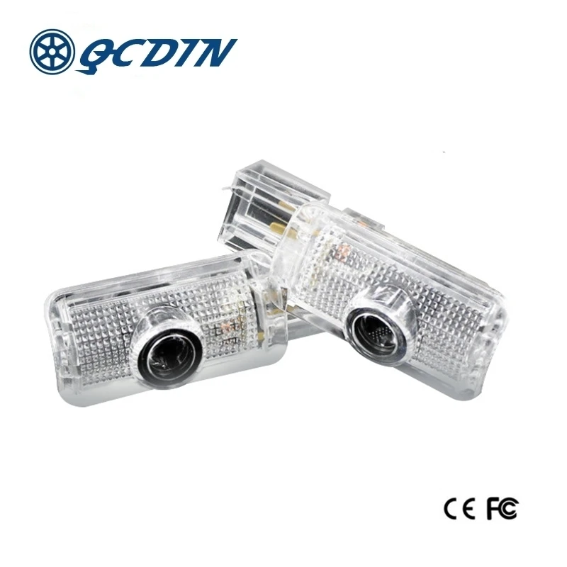 

QCDIN for Mercedes-Benz LED Door Logo Courtesy Lights Projector Welcome Lights for Mercedes GL-Class X164 X166 GL450 GL500 GL63