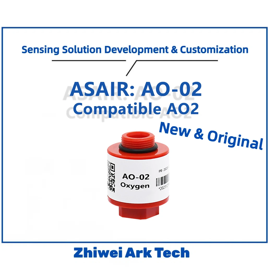AO-02 ASAIR Детектор газа на кислородной батарее Совместимый CITY AO2 ...