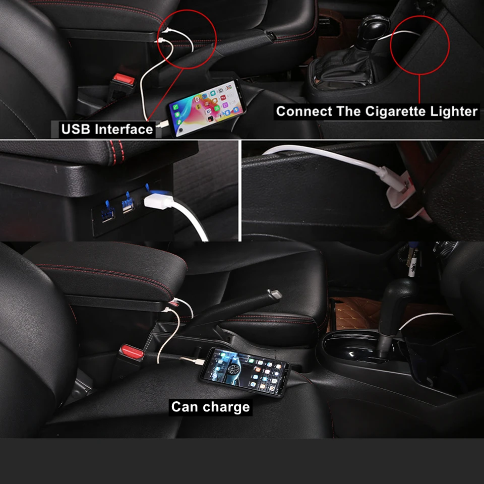 Подлокотник для Toyota Yaris центральный подлокотник Vitz аксессуары хранения зарядка