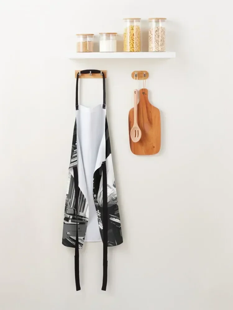 Sean Connery Pouring a Drink черно-белый винтажный художественный фартук для салона кухонные