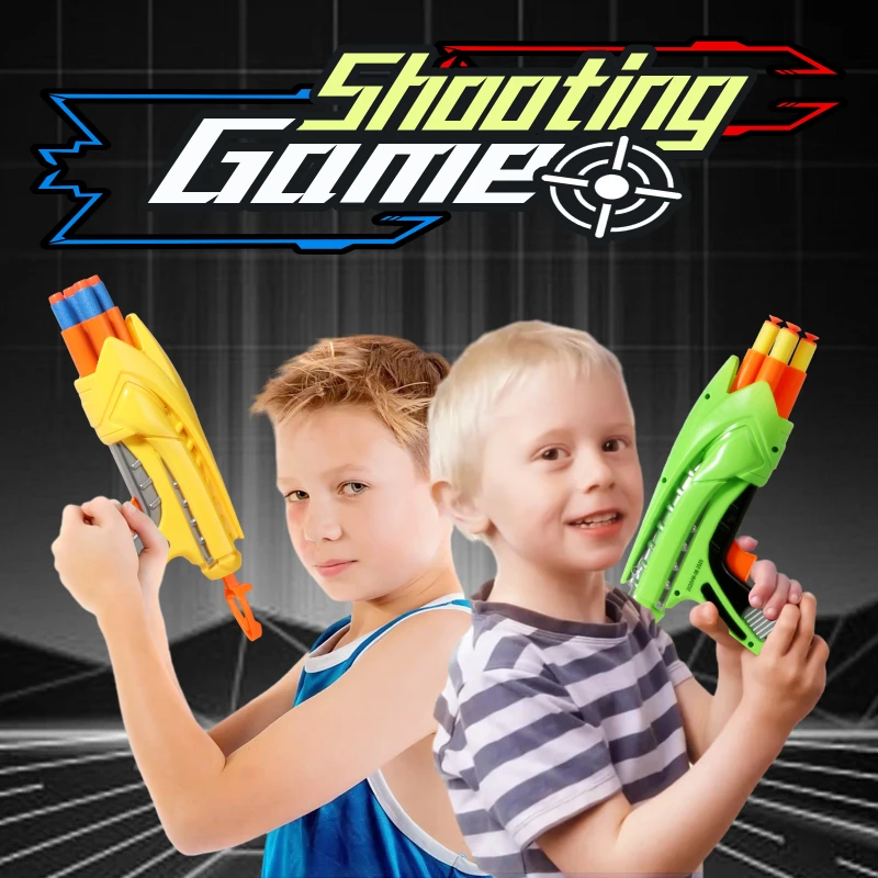 Детский ручной телефон искусственный пистолет с 20 пулями браслет для стрельбы