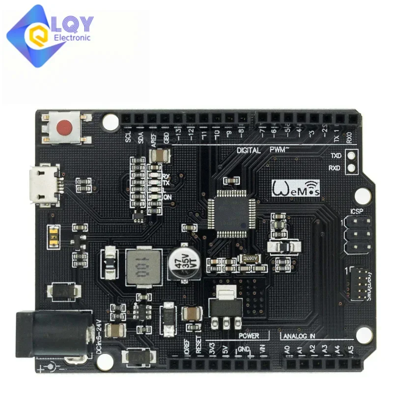 LQY для WeMos D1 SAMD21 M0 Mini USB ARM Cortex 32-битное расширение Arduino Zero UNO Diy Электронный модуль