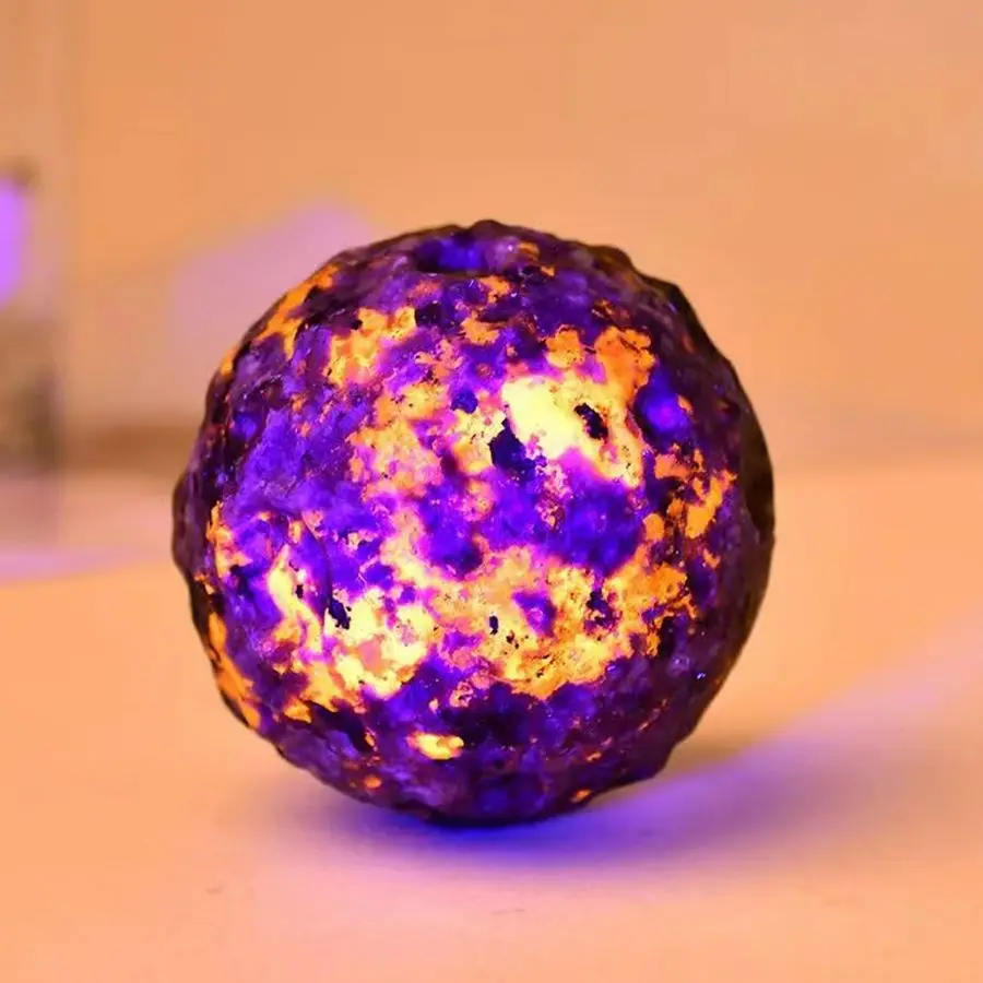 

Необработанный кристаллы луна йоперлит шары