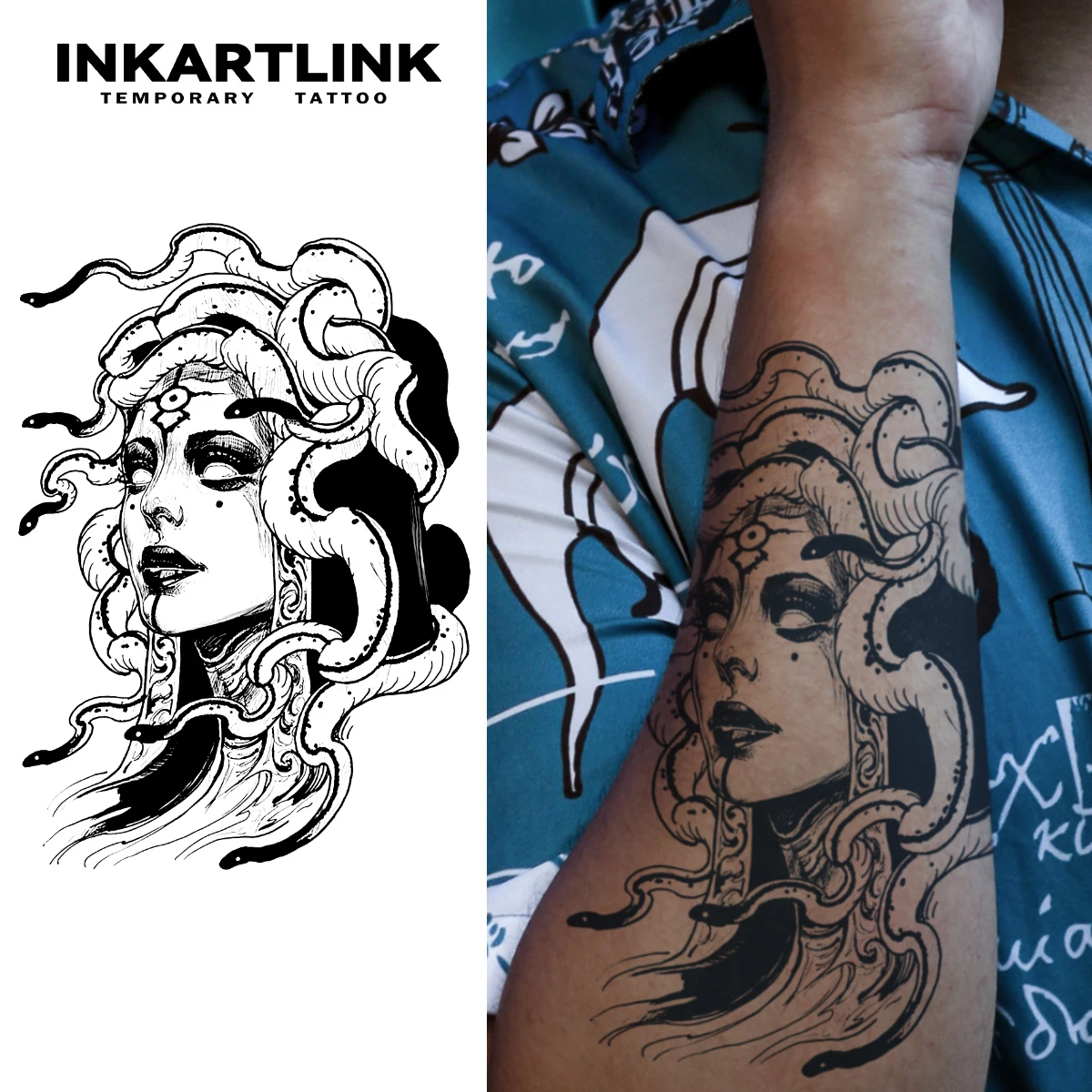 Временная Татуировка Medusa Magic