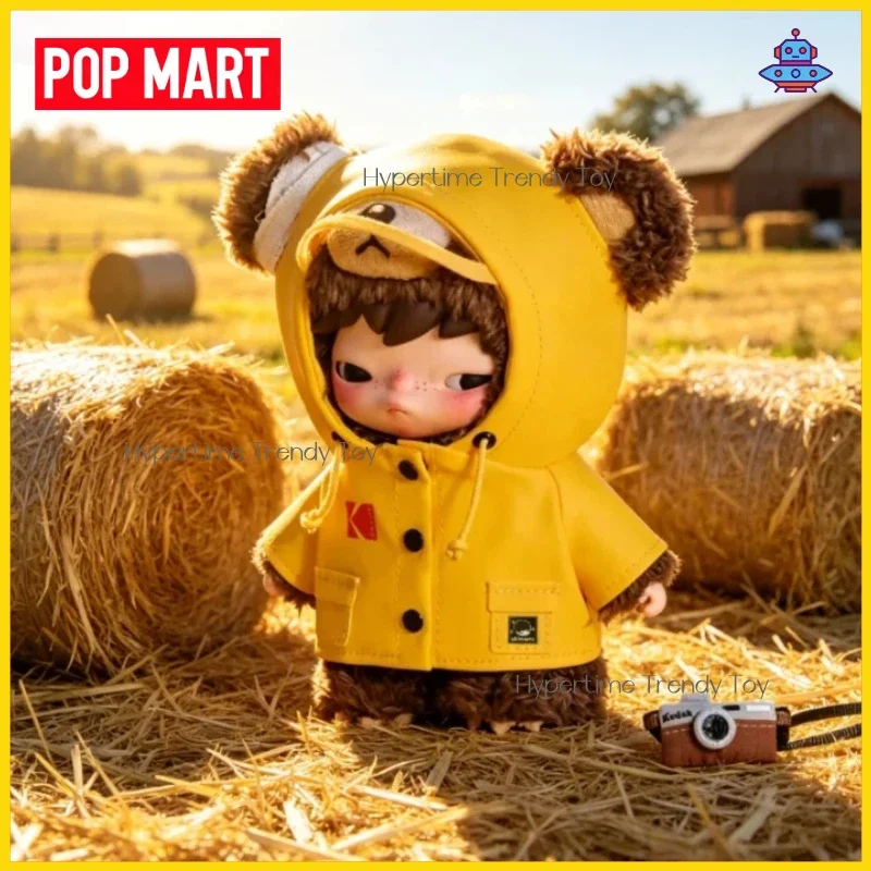 Фото Новинка! Хит продаж! POP MART Hirono X Kodak Ono Bear: Виниловая плюшевая игрушка-украшение, милая подвеска, игрушка-компаньон для дома, кукла, сюрприз, праздничные подарки №4