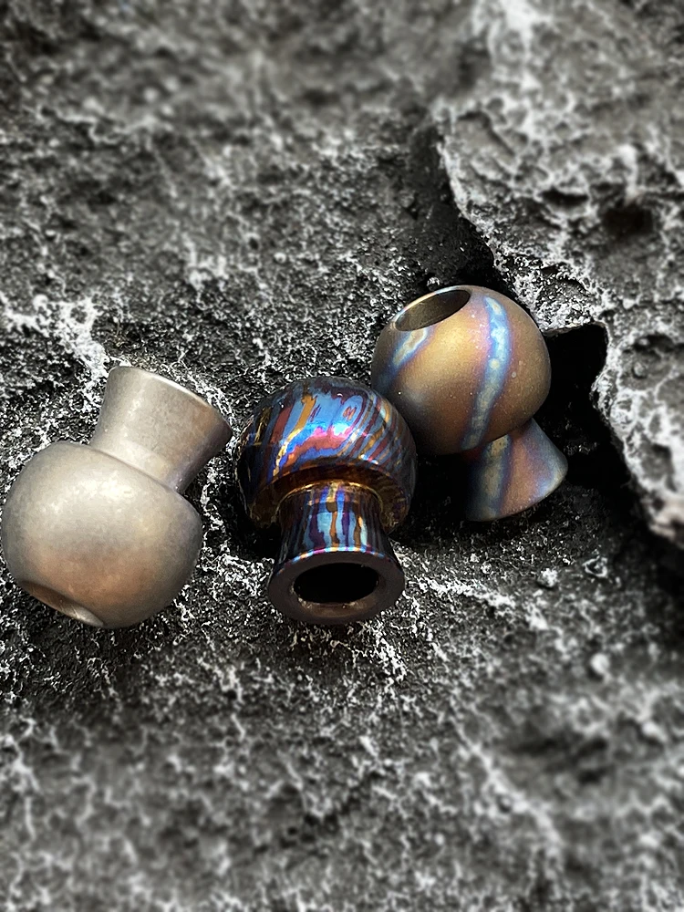 

New Titanium Parachute Cord Pendant Paracord Knife Tool Lanyard Beads Pendants