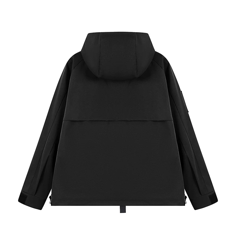 Мужская камуфляжная куртка с капюшоном черная зеленая кофейная белая верхняя