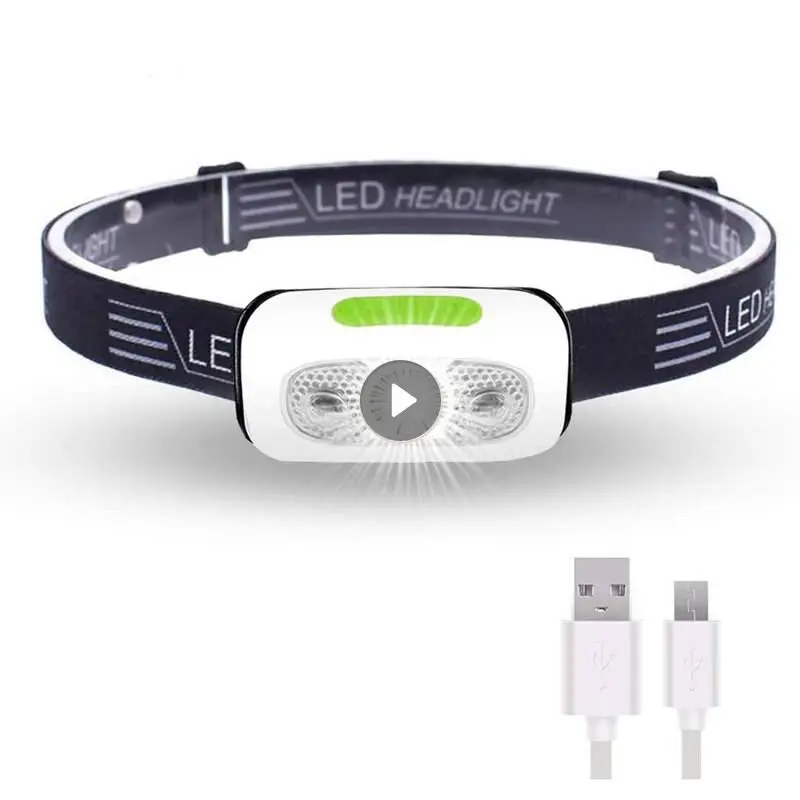 

Налобный фонарь светодиодный, 1000 лм, водонепроницаемый, суперяркий, заряжаемый по USB, для кемпинга