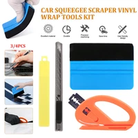 43pcs car foil tool vinyl wrap film auto kit auto sticker felt car accessories scraper knife window tinting squeegee set tools