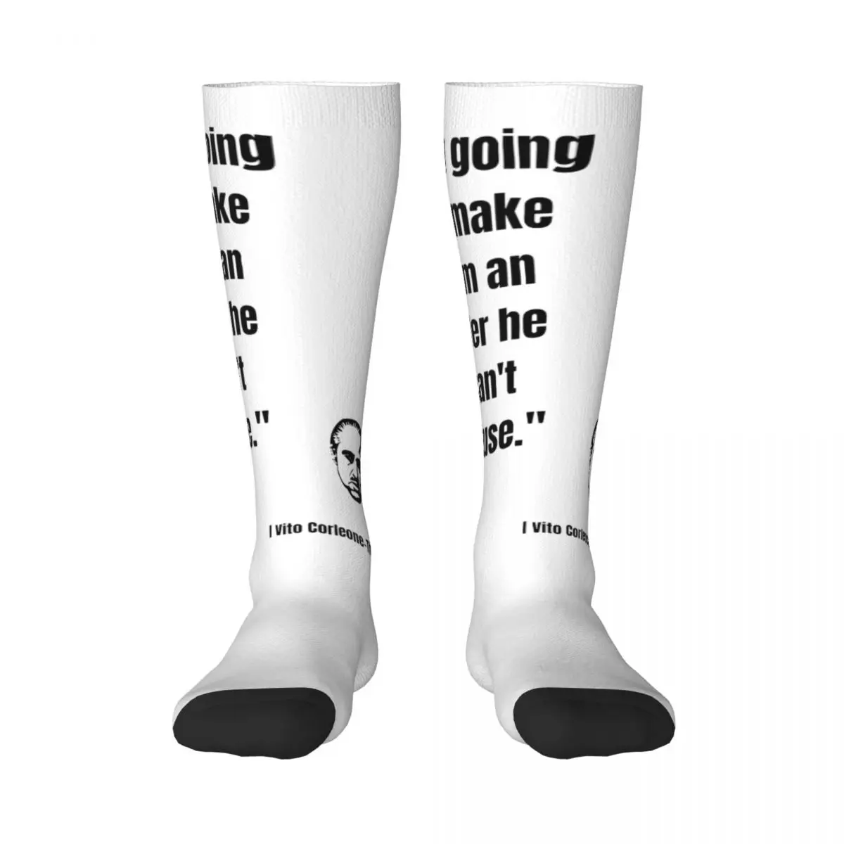 

Adult Stockings Humorous The Godfather Vito Corleone 27 High elasticity Humor Graphic Unique Cute style Elastic Stockings