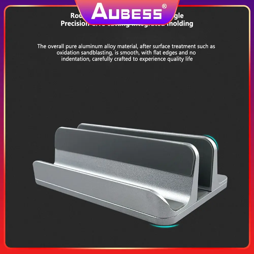 

Silver Table Computer Bracket Portable Laptop Shelf General Purpose Holder Anti-scratch Laptop Base Office Accessories 1 Pcs