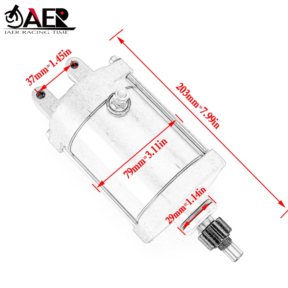 Электрический стартер 3SX-81890-00 для Yamaha YFM660R YFM660RLE YFM660RSE Raptor 660R Ограниченная серия