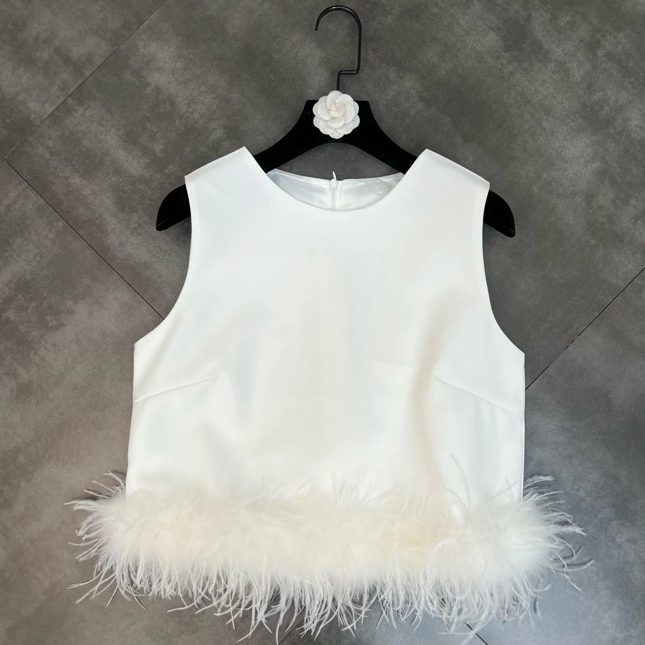 Лето 2022 Новое поступление женский жилет без рукавов PREPOMP с круглым вырезом и