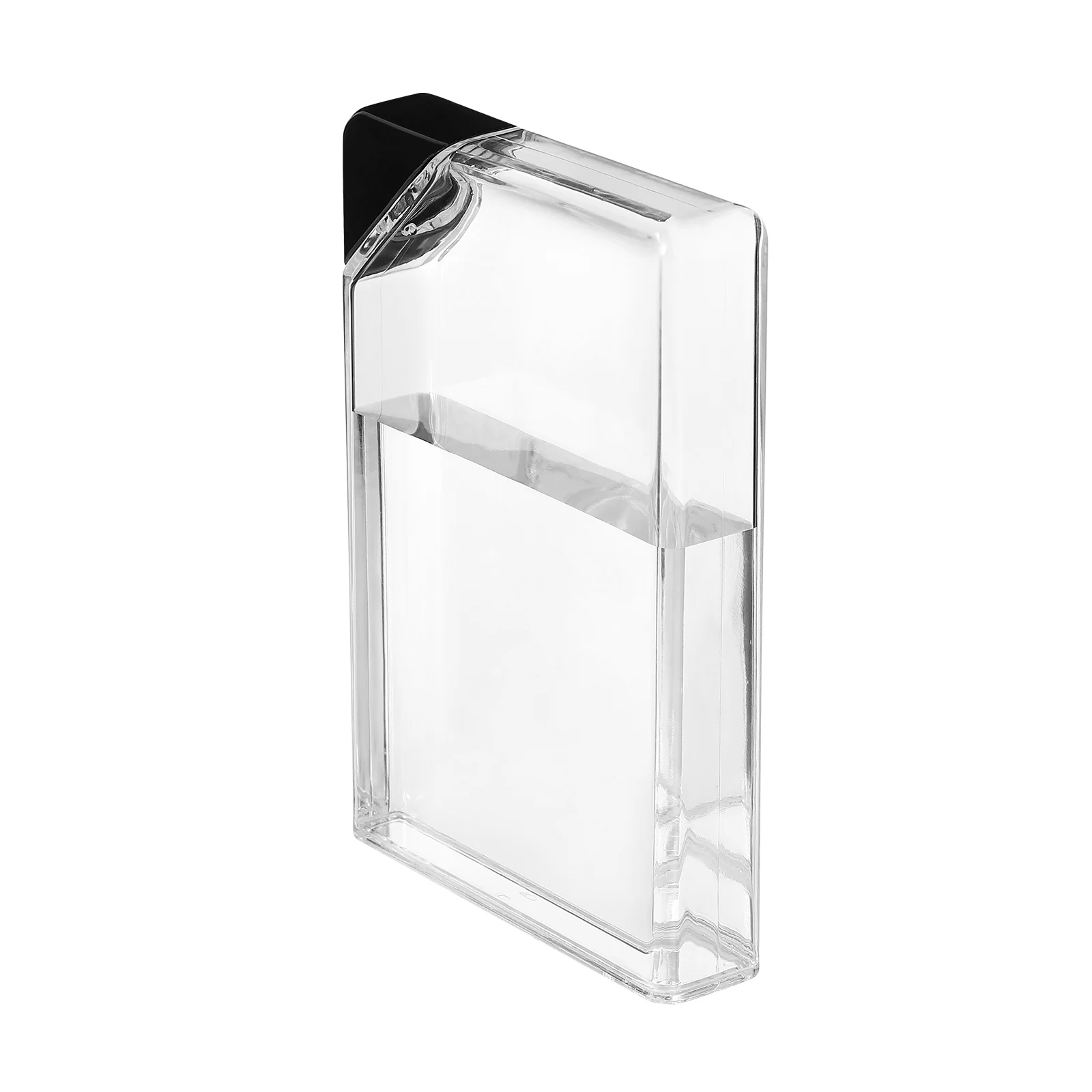 

Water Bottle Flat Bottles Kettle Sports Camping Fitness Drinking Gym Square Slim Purse Portable Travel Outdoor Plastic Flask