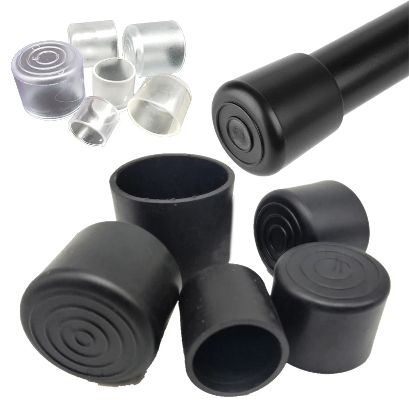 Leg Tips Caps Non-slip Round Furniture Feet Pads Protective Covers Sofa Chair Table Floor Protectors Home Office