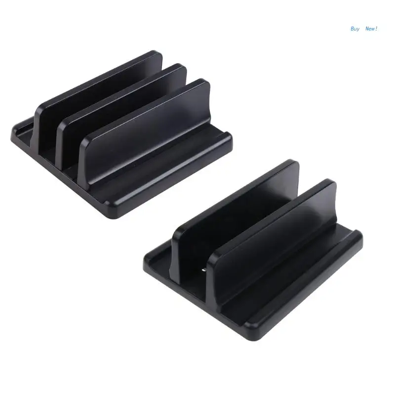 

Dual Laptop Stand Holder Vertical Laptop Holder Bracket with Adjustable Dock