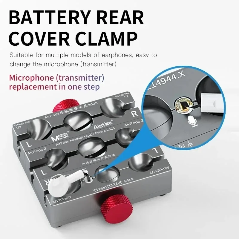 MaAnt P1 вращающаяся гарнитура ремонт открытая крышка приспособление для Air Pods 1 2