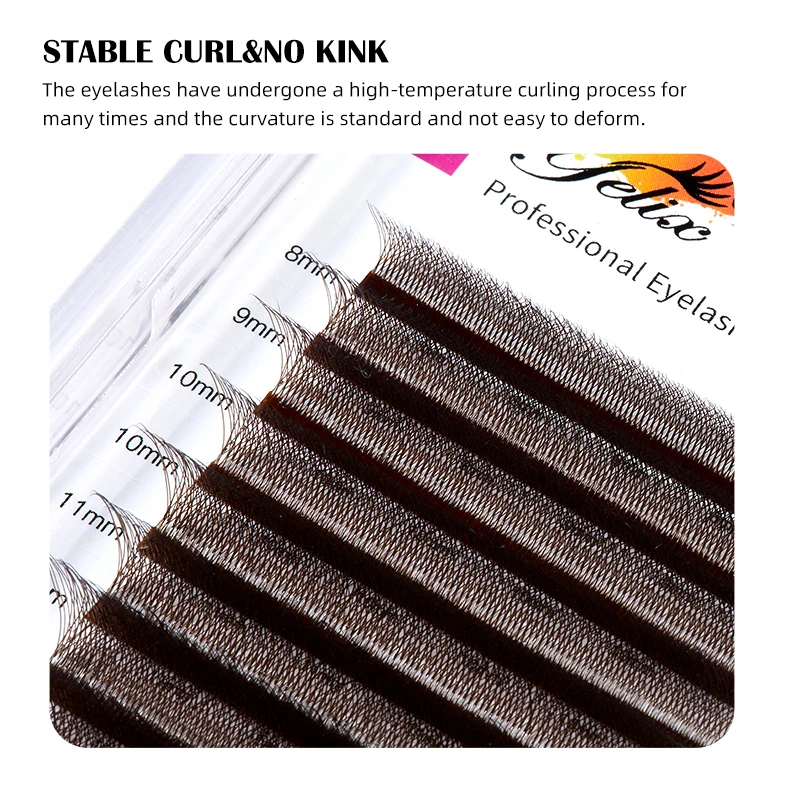 Накладные ресницы Yelix 5D W-образные