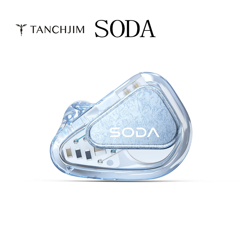 Фото Наушники TANCHJIM SODA HIFI In-Ear проводные, с 1 динамическим и 4 BA-драйверами, 2 пассивными излучателями для аудиофильского мониторинга музыки (IEM) №2