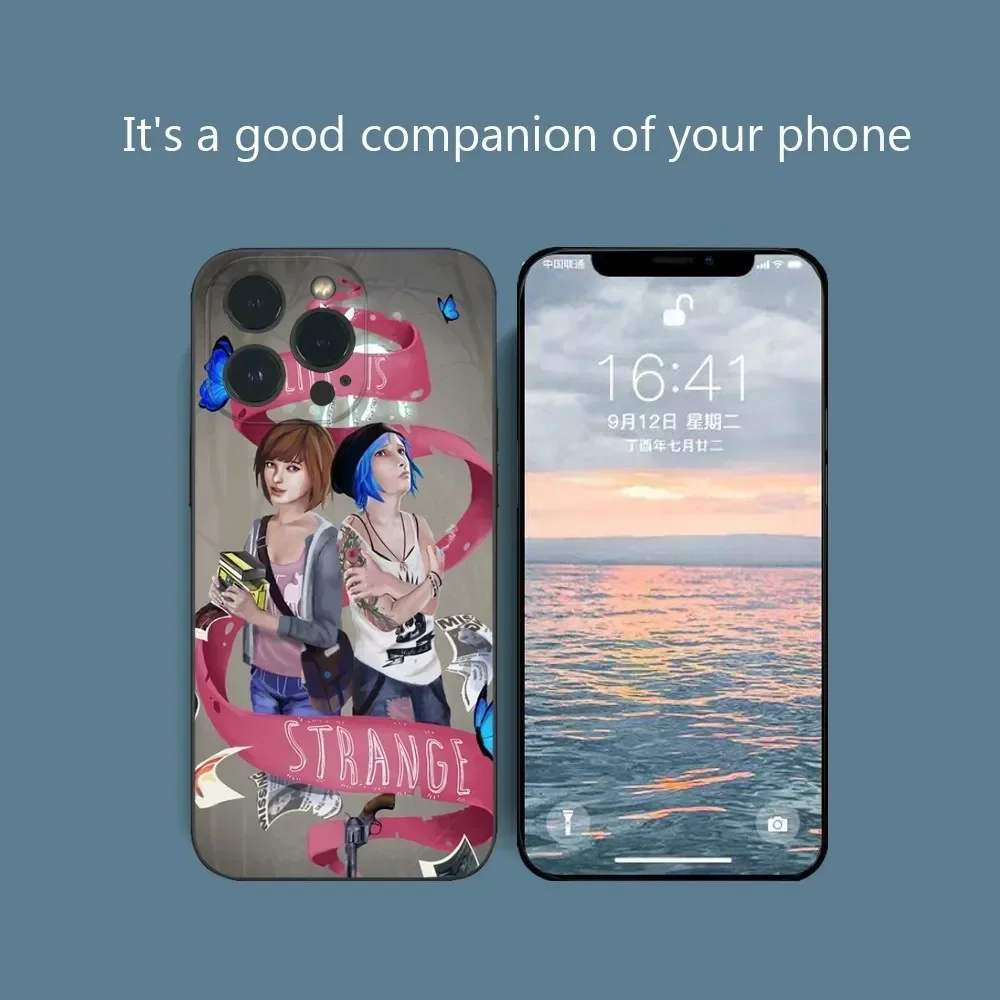 Чехол для телефона L-Life Is Strange-E iPhone 16 15 14 13 12 Mini 11 Pro XS Max X XR SE5 6 7 8 Plus мягкий