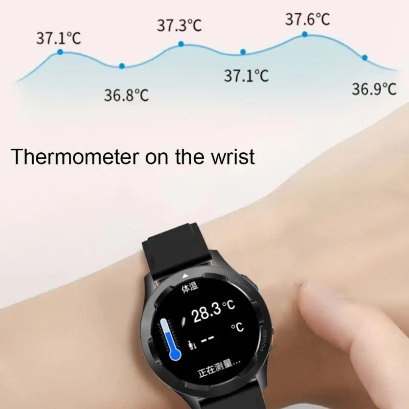 

Smart Watch Men Sports Smartwatch NFC Access Control Bluetooth Calls Temperature Heart Rate Blood Oxygen Detection